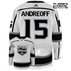 Camisola Los Angeles Kings ANDY ANDREOFF 15 Adidas Branco Authentic - Criança